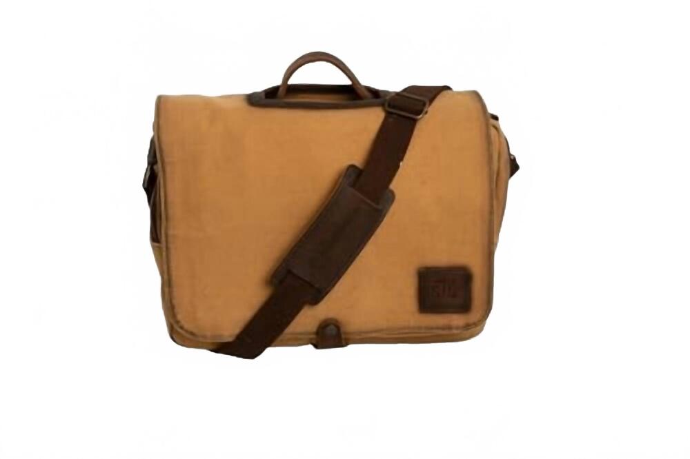 NEW STS RANCHWEAR unisex buffalo creek messenger bag in brown